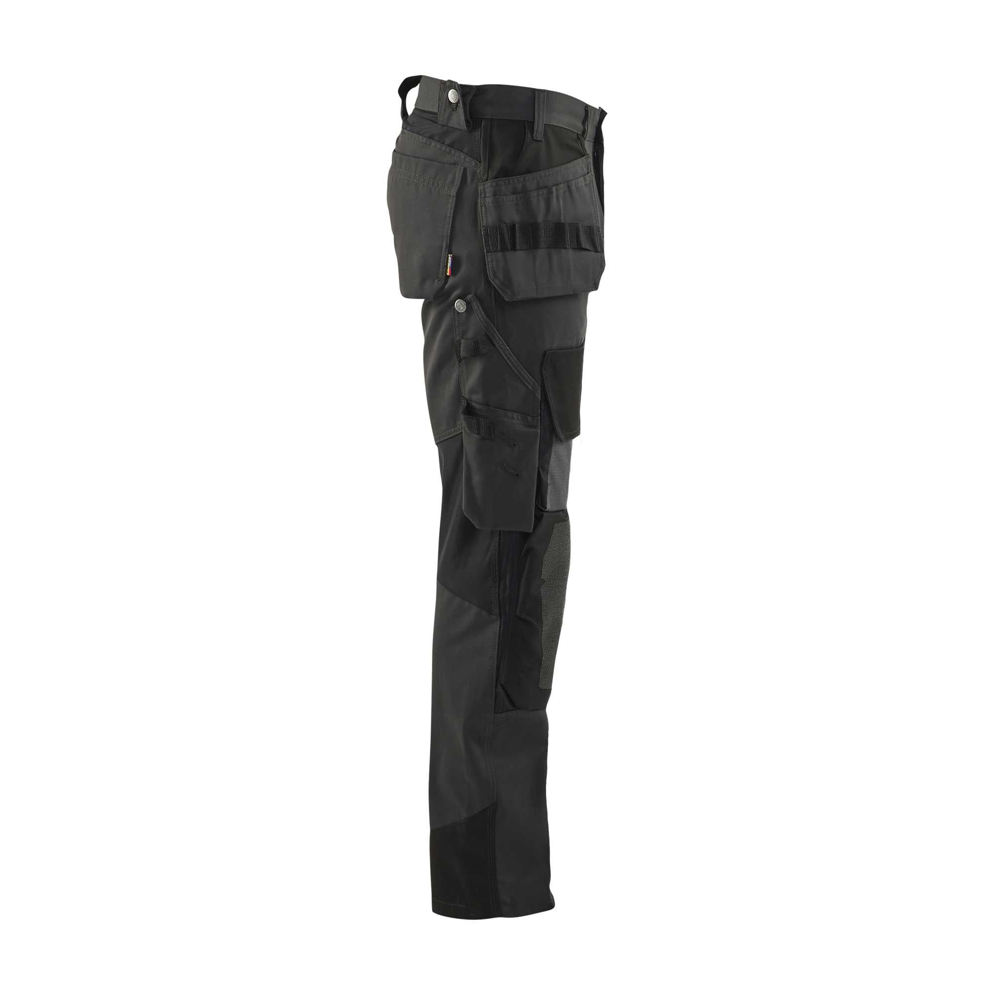 BLAKLADER 15541860 Craftsman trousers with stretch Work Trousers Men - twill fabric